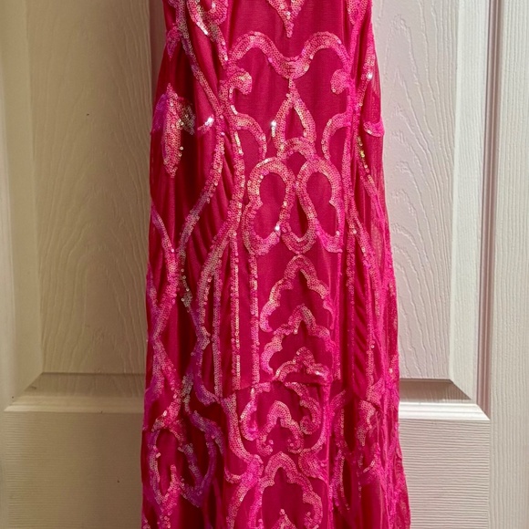 Hot Pink Prom Dress - Picture 4 of 4